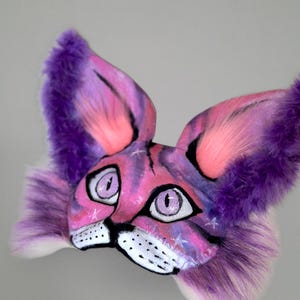 Animal cosplay Mask
Theriotype Cat
Cheap Therian Mask
Therian Gear
Quadrobics Mask
Fluffy Therian Mask
Handmade Mask
Granddaughter Gifts
Purple Pink White
Purple Mask for Girl
Pink Kitty Mask
Teen Birthday Gift
Universal size