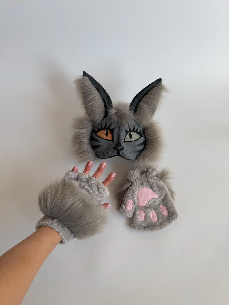 therian cat mask
therian gear
Handmade Mask
Furry Cosplay Mask
Alterhuman cat Mask
masquerade mask
Cheap Therian Mask
cat costume
cheap furry
quadrobics
Mask for Therian
fursuit premade
gray cat mask