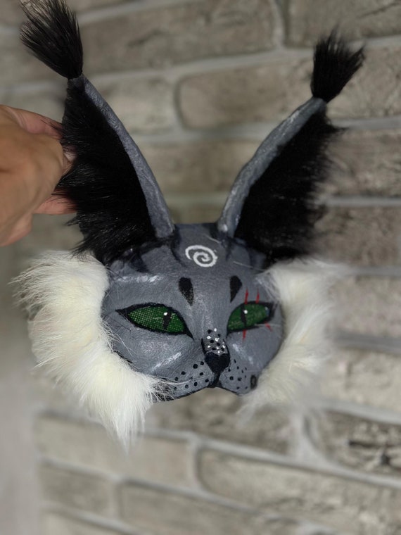 Masque Chat felin Therian Quadrobics 95180 - Décoration