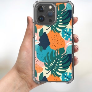 Jungle tropical iPhone® pretty tropical case nature iphone case tropical iphone case orange green case