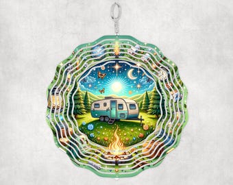 Camping Wind Spinner, Sublimation Wind Spinner, Outdoor Wind Spinner