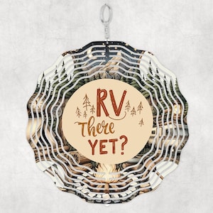 RV Camping Wind Spinner PNG – Funny Sublimation Design for Campers, Outdoor Humor Clipart