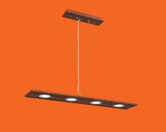Iluminación decorativa, Accesorios de madera de oficina, Accesorios de madera contemporáneos, Luz colgante, Luz de isla de cocina, Lámpara de araña de madera para comedor