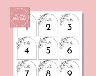 Table Number Arch Design Wedding Flowers Centerpiece Glowforge laser cutter
