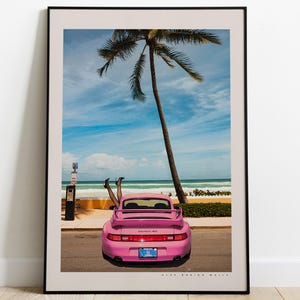 Affiche Porsche vintage, Impression Porsche vintage, Décoration murale Porsche, Affiche de voiture vintage, Ancienne affiche Porsche, Porsche 911 Carrera RS