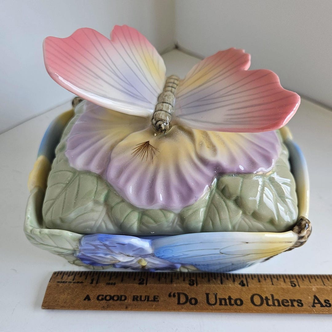 Anna Rosa Collection San Francisco Music Box and Gift Trinket Ceramic ...