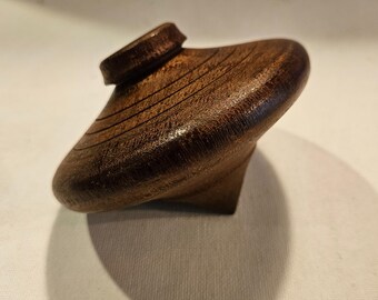 Vintage Wood South East Asian Gasing Top Game Piece