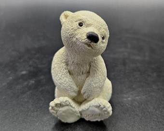 Bear Foot Marty Sculpture Polar Bear Cub Figurine Bonny