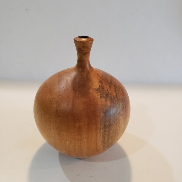 Turned Wood Vase Etsy