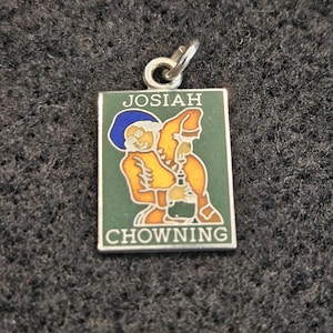 Enamel and Sterling Josiah Chowning Historic Williamsburg Tavern Owner Souvenir