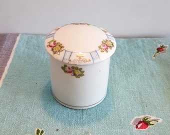 Nippon Porcelain Hand Painted Round Box