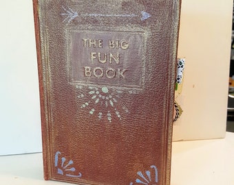Handmade Junk Journal Repurposed Vintage Book 'Big Fun Book'