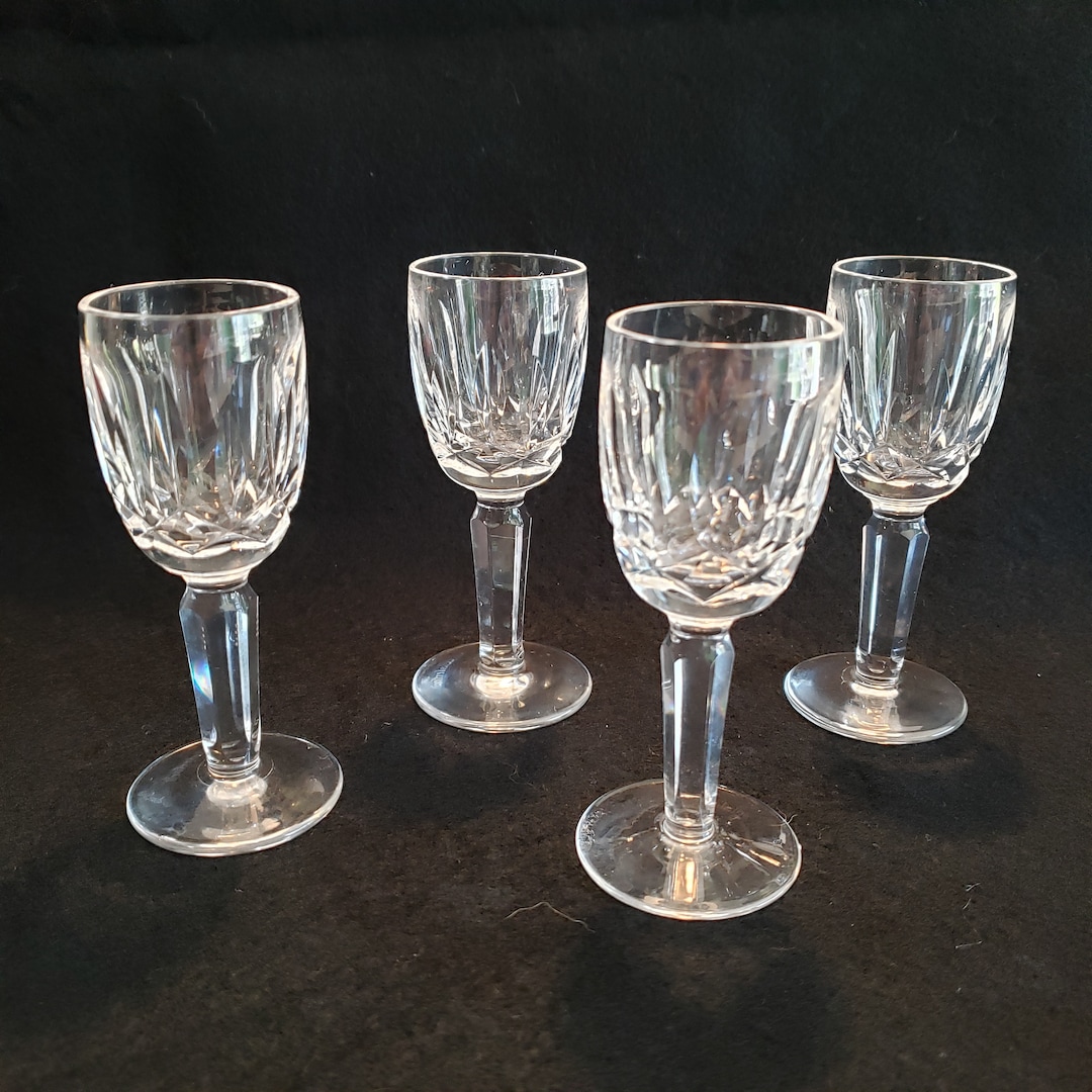 Set of 4 Waterford Crystal Cordial Stemware Kildare Pattern Etsy