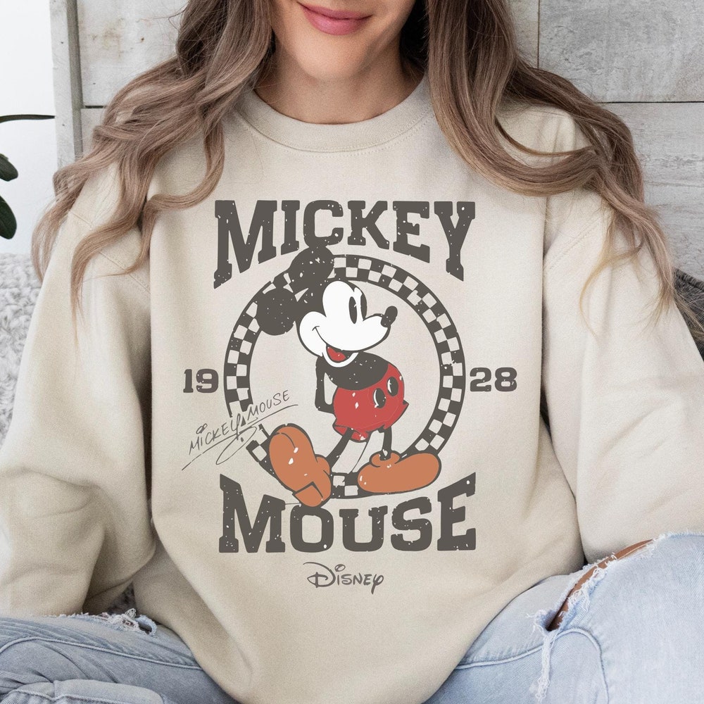 Vintage Mickey Sweatshirt, Retro Mickey Mouse Sweater, Retro Mickey Sweater, Disney Vacation Sweater, Mickey Sweater, Classic Mickey Sweater Teesummer