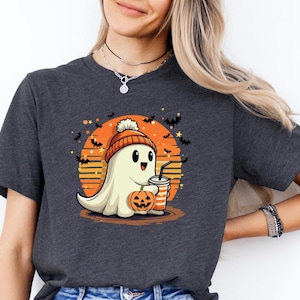 Cute Ghost Shirt, Funny Halloween Shirt, Womens Ghost Shirt, Spooky Season, Halloween Party Shirt, Fall Ghost Shirt, Halloween Gift