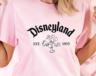 Vintage Disneyland 1955 Family Trip T-Shirt