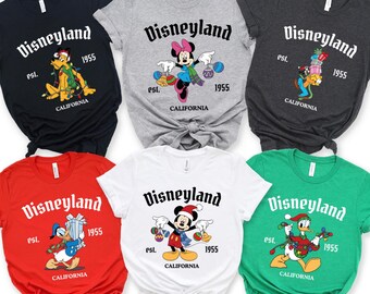 Mickey and Friends Vacation Shirt, Disney Family Trip Matching Shirt, Christmas Party, Disneyland Shirt, Holiday Season Disney Friends Tee