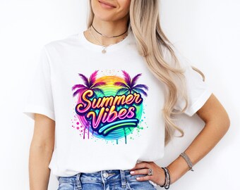 Summer Vibes Shirt, Summer Shirt, Beach Life, Summer Tshirt, Beach Vibes, Beach Party Shirt, Salty Beach Shirt, Summer Vacation Shirt