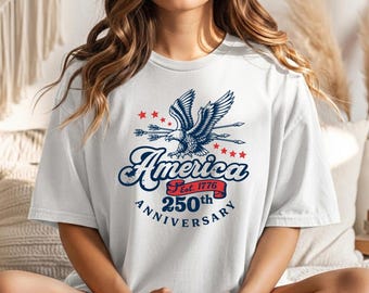 USA 250 Shirt, 1776 Patriotic Tee, Retro USA Flag T Shirt, 4th of July Tee, Independence Day Shirt, USA Anniversary Tee