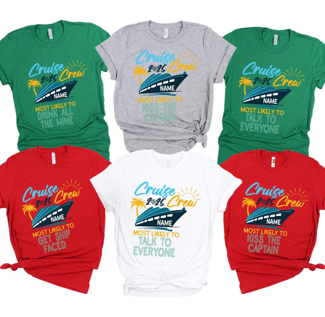 Custom Most Likely To Cruise T-Shirts - Family Matching Group Vacation Tees