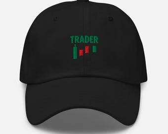 Trader Dad Hat: Funny Finance Gift for Wall Street & Crypto Fans