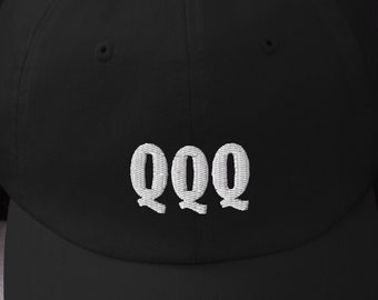 QQQ ETF Meme Hat: Embroidered Stocks Ticker