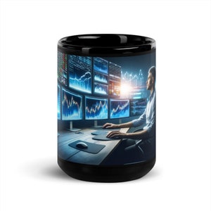 Stock Trader Coffee Mug Gift for Finance Dad Husband Boyfriend Wall Street Professional Birthday Holiday Present