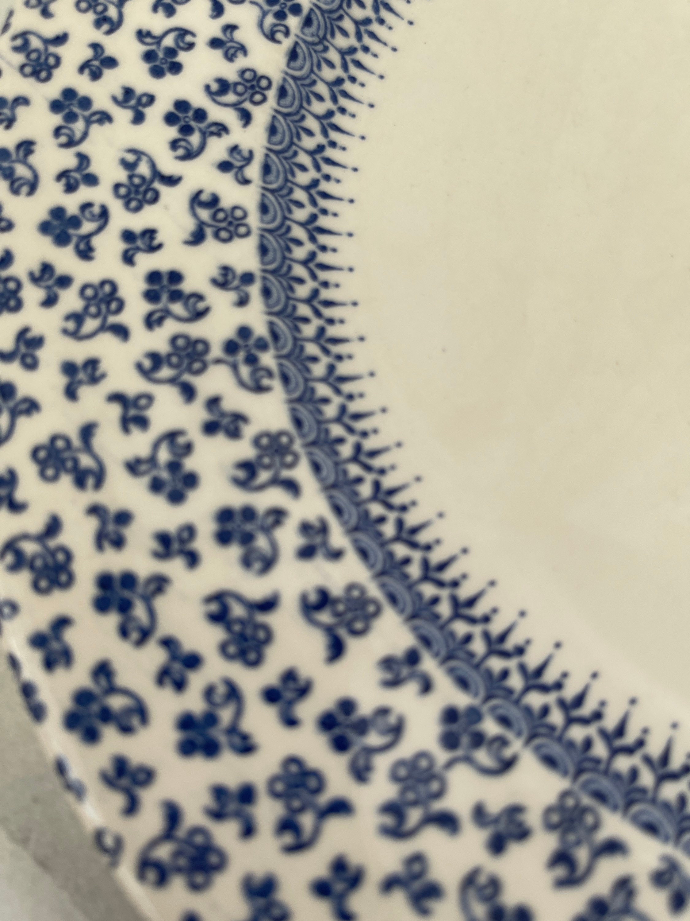 Simply Elegant Blue and White Dessert Plates - set of 4 – The Twiggery