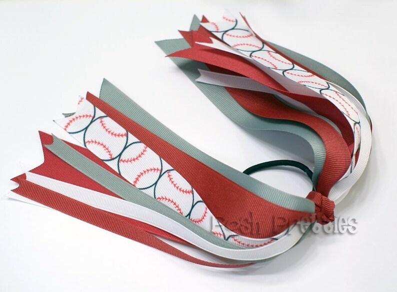 Hair Ribbon Hair Streamer ONE Custom Pony Tail Streamer Hair Etsy