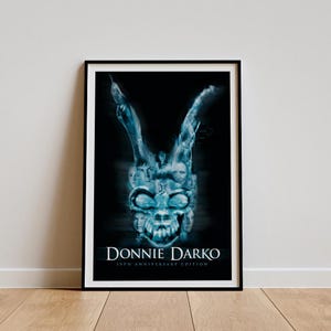 Donnie Darko Movie Poster, Classic Movie Wall Art, Vintage Art Print, Home Decor, Canvas Poster, Gift