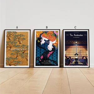 The Handmaiden Movie Poster, Classic Movie Wall Art, Vintage Art Print, Home Decor, Canvas Poster, Christmas Gift