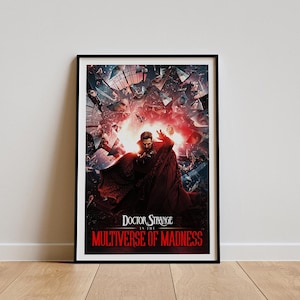 Doctor Strange Movie Poster, Classic Movie Wall Art, Vintage Art Print, Home Decor, Canvas Poster, Gift