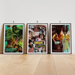 Chungking Express (1994) Poster, Classic Movie Wall Art, Vintage Art Print, Home Decor, Canvas Poster, Gift