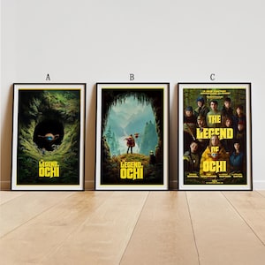 The Legend of Ochi Movie Poster, Classic Movie Wall Art, Vintage Art Print, Home Decor, Canvas Poster, Gift