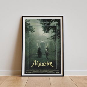 Maurice Movie Poster, Classic Movie Wall Art, Vintage Art Print, Home Decor, Canvas Poster, Gift