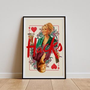 Hacks Movie Poster, Classic Movie Wall Art, Vintage Art Print, Home Decor, Canvas Poster, Gift