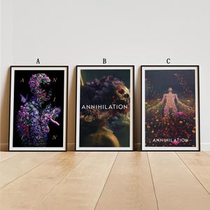 Annihilation Movie Poster, Classic Movie Wall Art, Vintage Art Print, Home Decor, Canvas Poster, Gift