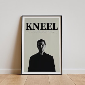 Fleabag Filmplakat, Kneel Zitat Poster, Filmklassiker, Vintage Kunst Druck, Dekoration, Leinwand Poster, Geschenk