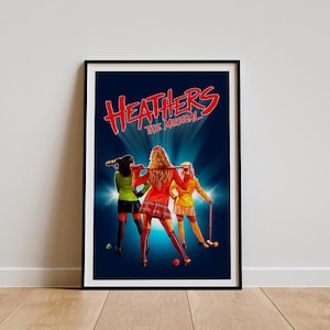 Heathers The Musical Movie Poster, Classic Movie Wall Art, Vintage Art Print, Home Decor, Canvas Poster, Gift
