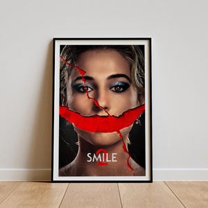 Smile 2 Movie Poster, Classic Movie Wall Art, Vintage Art Print, Home Decor, Canvas Poster, Gift