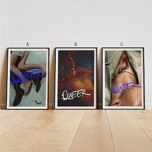 Queer Movie Poster, Classic Movie Wall Art, Vintage Art Print, Home Decor, Canvas Poster, Gift