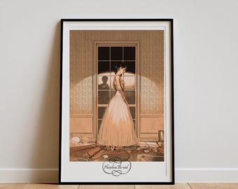 Phantom Thread Movie Poster, Classic Movie Wall Art, Vintage Art Print, Home Decor, Canvas Poster, Christmas Gift
