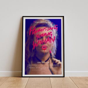Promising Young Woman Movie Poster, Classic Movie Wall Art, Vintage Art Print, Home Decor, Canvas Poster, Gift