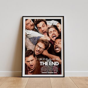 Das ist das Ende Film Poster, Filmklassiker, Wandkunst, Vintage Kunstdruck, Dekoration, Leinwand Poster, Geschenk