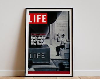 The Secret Life of Walter Mitty Movie Poster, Classic Movie Wall Art, Vintage Art Print, Home Decor, Canvas Poster, Gift