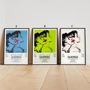Querelle (1982) Movie Poster, Classic Movie Wall Art, Vintage Art Print, Home Decor, Canvas Poster, Christmas Gift