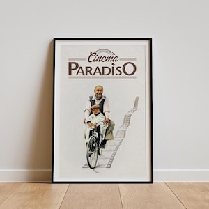 Cinema Paradiso (1988) Movie Poster, Classic Movie Wall Art, Vintage Art Print, Home Decor, Canvas Poster, Gift
