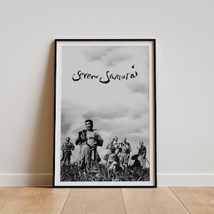 Seven samurai poster - Etsy 日本