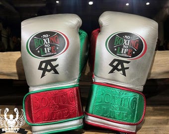 Gants de boxe en cuir personnalisés : Gants d'entraînement d'entraînement personnalisés