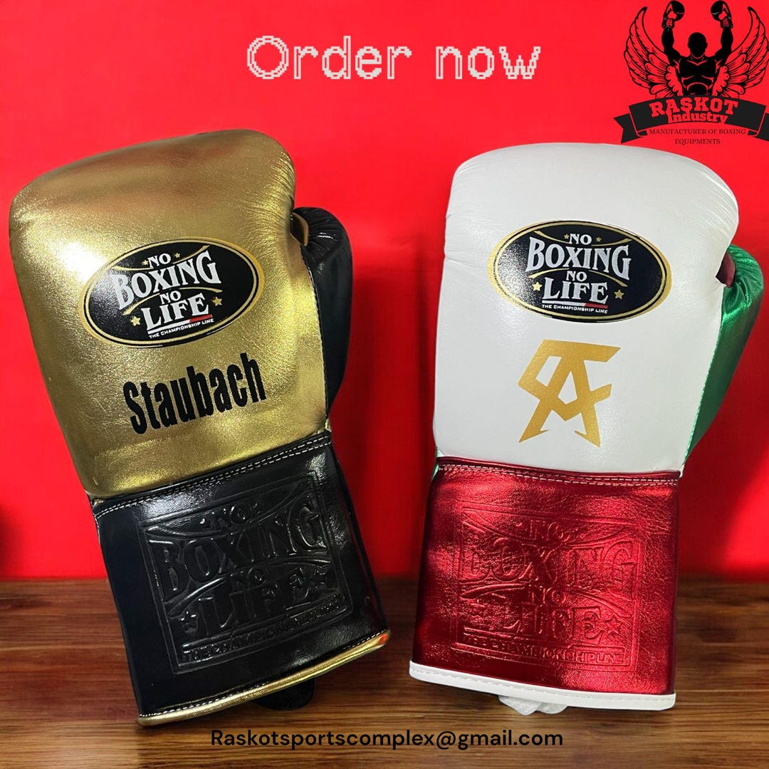 Personalized Leather Boxing Gloves: Custom Name, Mexican Style - Etsy
